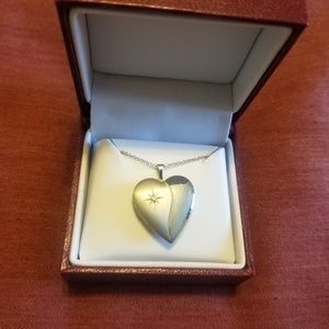 Sterling silver heart locket